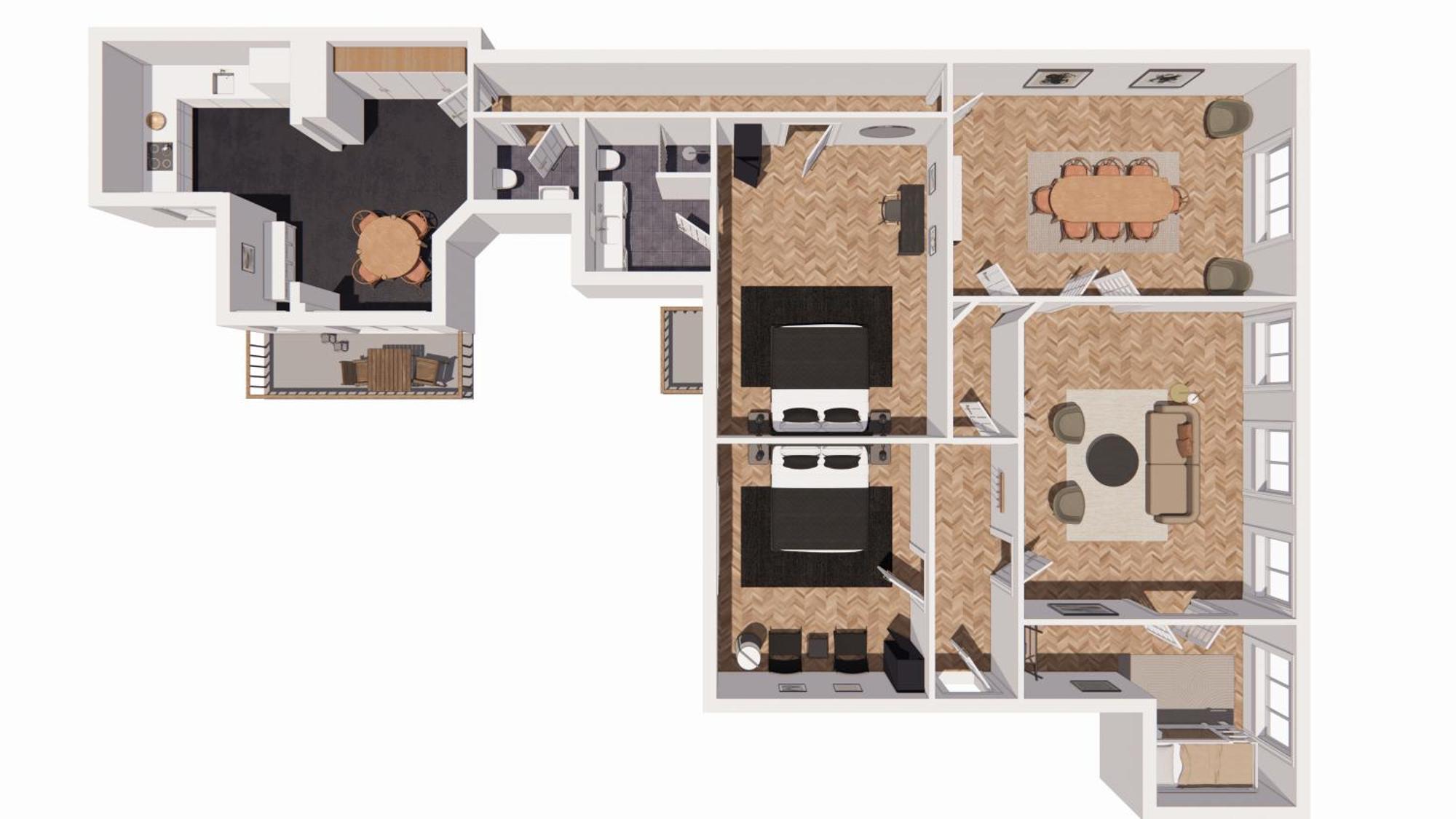 3 Bedroom Flat In Lovely Area *